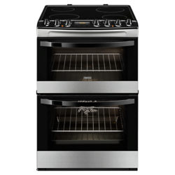 Zanussi ZCV68310XA Electric Cooker, Stainless Steel